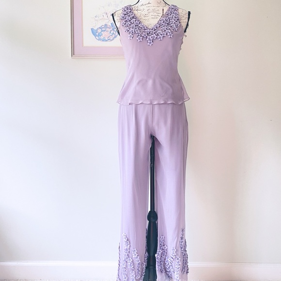 Sue Wong dressy vintage pant set